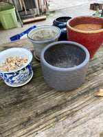 A-Lot of Five Small Ceramic Planters
