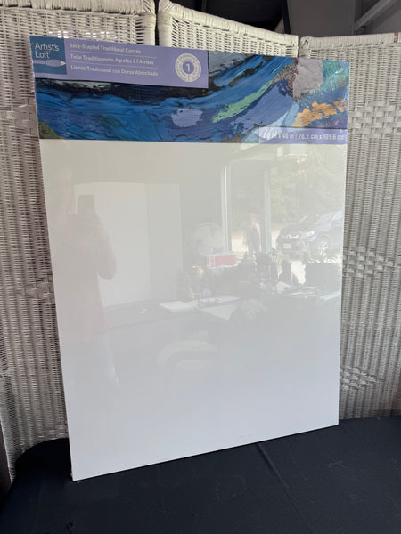 (A) Artist’s Loft Sealed Large 30x40 Canvas