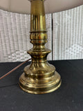 Pair of Stiffel Kingsley Collection 585 Brass Table Lamps (WORKS)