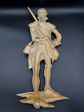Sexton Cast Metal Wall Hanging British Army Soldier