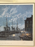 Philadelphia Moonlight Over the Delaware by John Stobart; Signed & Numbered (568/950)