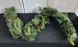 Bethlehem Lights 15th Anniversary 6FT Lighted Faux Fur Garland (WORKS) (2 AVAILABLE—PRICED INDIVIDUALLY AT $20 EACH)