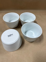 Set Of 4 White Crate And Barrel Snack Bowls // 5 Sets Available // PRICED INDIVIDUALLY