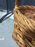 Sturdy Wicker Basket With Handles