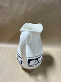 Potting Shed Dedham Pottery Crackled Bunny Pitcher