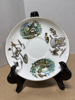 Royal Worcester Fisherman Tea Cup And Saucer