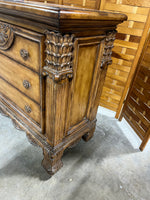 Vanguard Furniture Carved Three Drawer Dresser ***HEAVY ITEM***