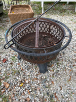 Fire Pit w/Screen Cover and Poker