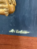 Los Castillo Mayan Art with Malachite & Azurite Inlay / Mixed Metals