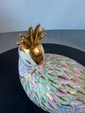 Chinese Famille Rose Vintage Porcelain Peacock