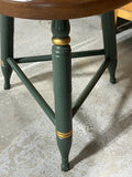 Hitchcock Stool, Green Tones
