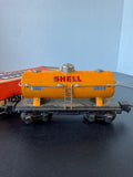 No. 654 Shell Oil Tank Car Vintage Lionel Train for “O” Gauge Track with Box