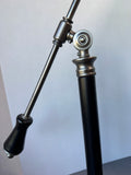 Industrial Style Black & Brushed Metal Adjustable Table Lamp (WORKS)