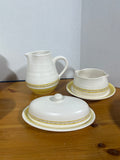 Franciscan Earthenware Hacienda Gold Dish Set, 60 pc