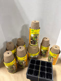 (B) Jiffy Pots And Seed Starter — 100 Pieces
