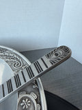 3 Piece Wilton Armetale Artesian Salad Bowl And Serving Ware
