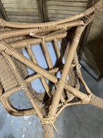 Wicker/Rattan Chair, No Cushions