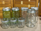 Ball Mason Jar Lot, 8 pc