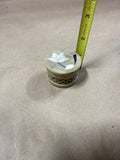 Floral Inlaid Stone Trinket Box