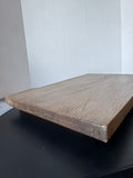 Heavyweight Stained Wooden Rectangular Riser