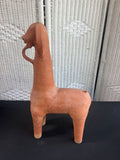 Small Bengalese Traditional Bankura Terra Cotta Horse Sculpture