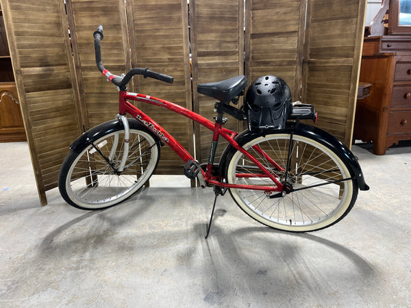 Schwinn La Jolla 26" Street Cruiser Bike with Helmet & Sturmey Archer S2C Kick Shift Hub Kit