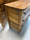 Antique Three Drawer Dresser on Casters