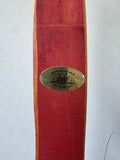 Old Homestead Hand Made Folk Style Slim Wooden Santa Decor