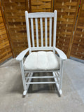 White Painted Rocking Chair