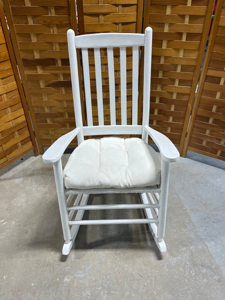 White Painted Rocking Chair