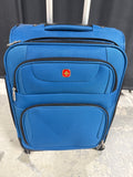 Sion Blue Swiss Gear Cardy On Luggage Bag