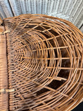 Wicker Vintage Picnic Basket AS IS (READ DESCRIPTION CAREFULLY)