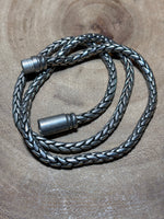 Silver Tone Choker with Magnetic Clasp