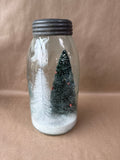 Christmas Trees In Mason Jar
