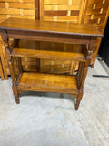Antique Three Tier Dictionary/Book Stand on Casters