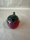 Small Glass Strawberry