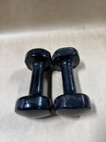 Unmarked Set Of 8-10lb Dumbbells