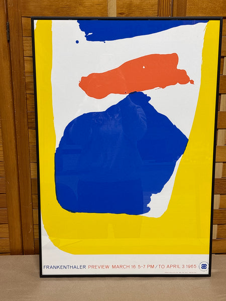 Vintage Abstract Frankenthaler Poster