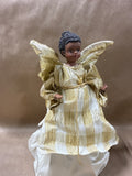Pair Of Christmas Angels — 1 Lights Up And WORKS