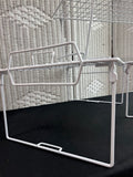 Trio of Vinyl Coated Metal Shelf Organizers