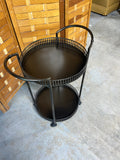 Ashley Furniture 2 Tier Round Cart on Casters