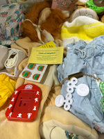 Vintage Cabbage Patch Kids Doll And Accessory Lot - Taffy Leigh