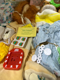 Vintage Cabbage Patch Kids Doll And Accessory Lot - Taffy Leigh
