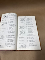 1939 Wooden “Just Cocktails” Drink Mix Book