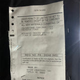 Action Industries Mission Style Blue Leather Reclining Chair