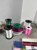 Gift Wrap Lot: Boxes, Tissue Paper, Wrapping Paper, Gift Tags, Ribbon