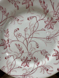 Pink Floral Wellsville Desert Plate
