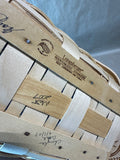 Williamsburg 2007 Basket Fest Longaberger Basket With Charms - Signed