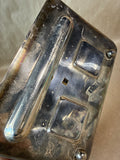 Art Deco Style Silver Plate Inkwell Desk Set