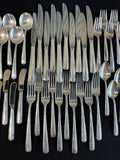 62-Piece Gorham Camellia Sterling Silver Flatware